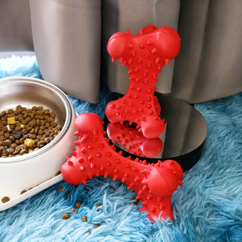 Giocattolo da masticare per cani in gomma appuntita